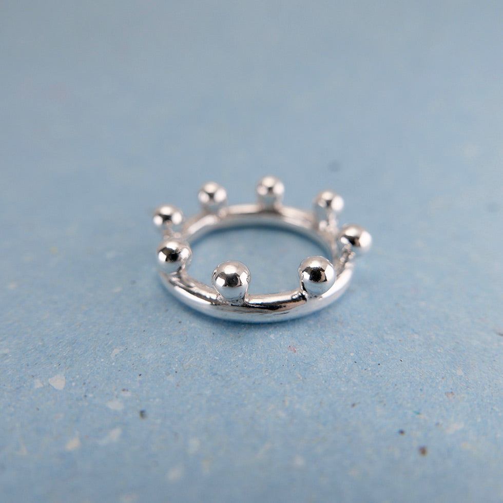 SILVER HANDCRAFTED CROWN